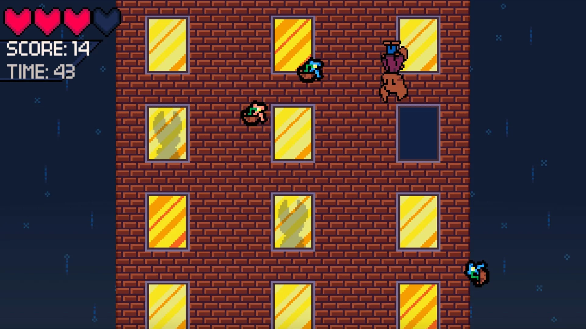 Изображение игры: Fall Cat