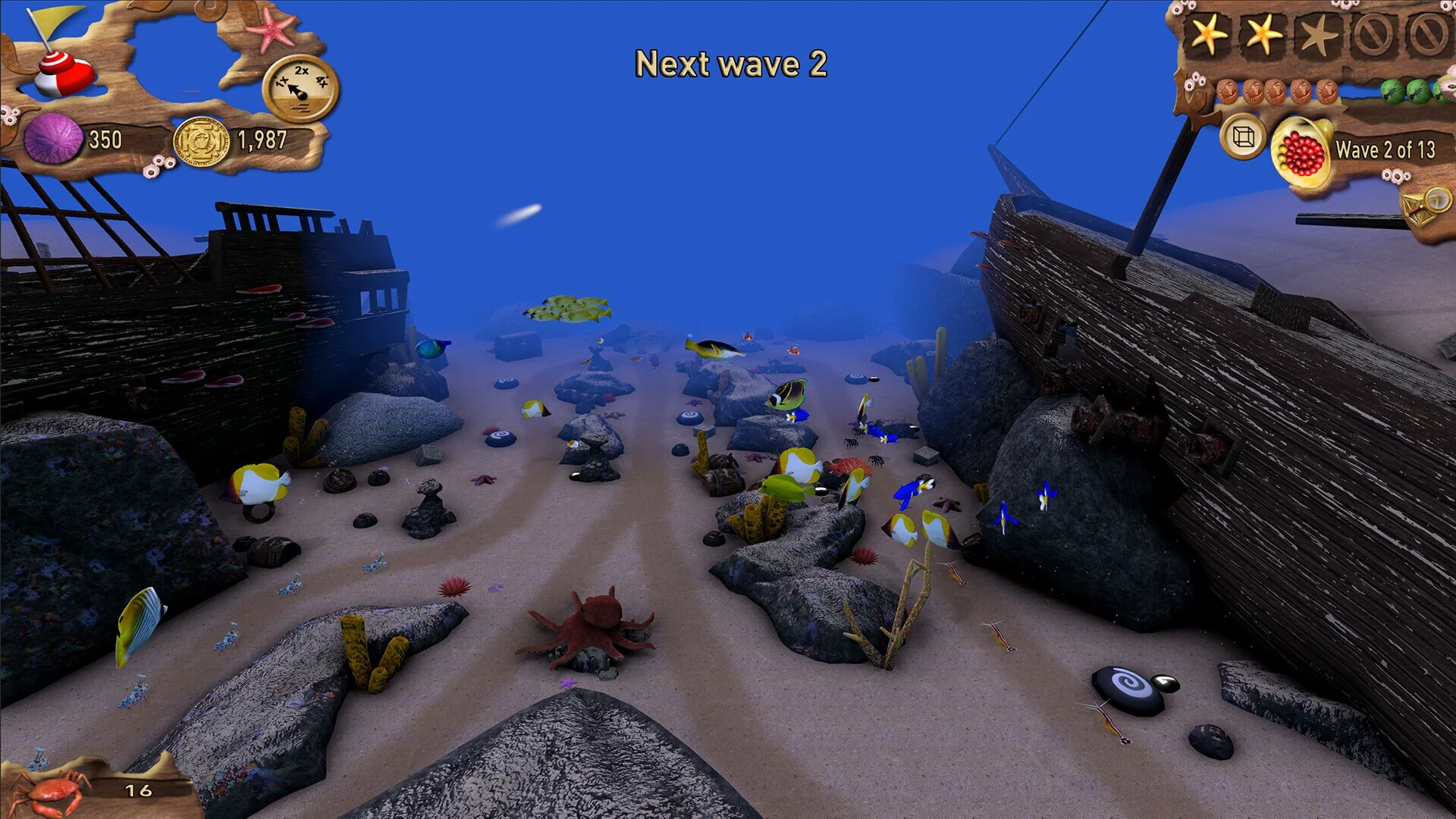 Изображение игры: Reef Defense