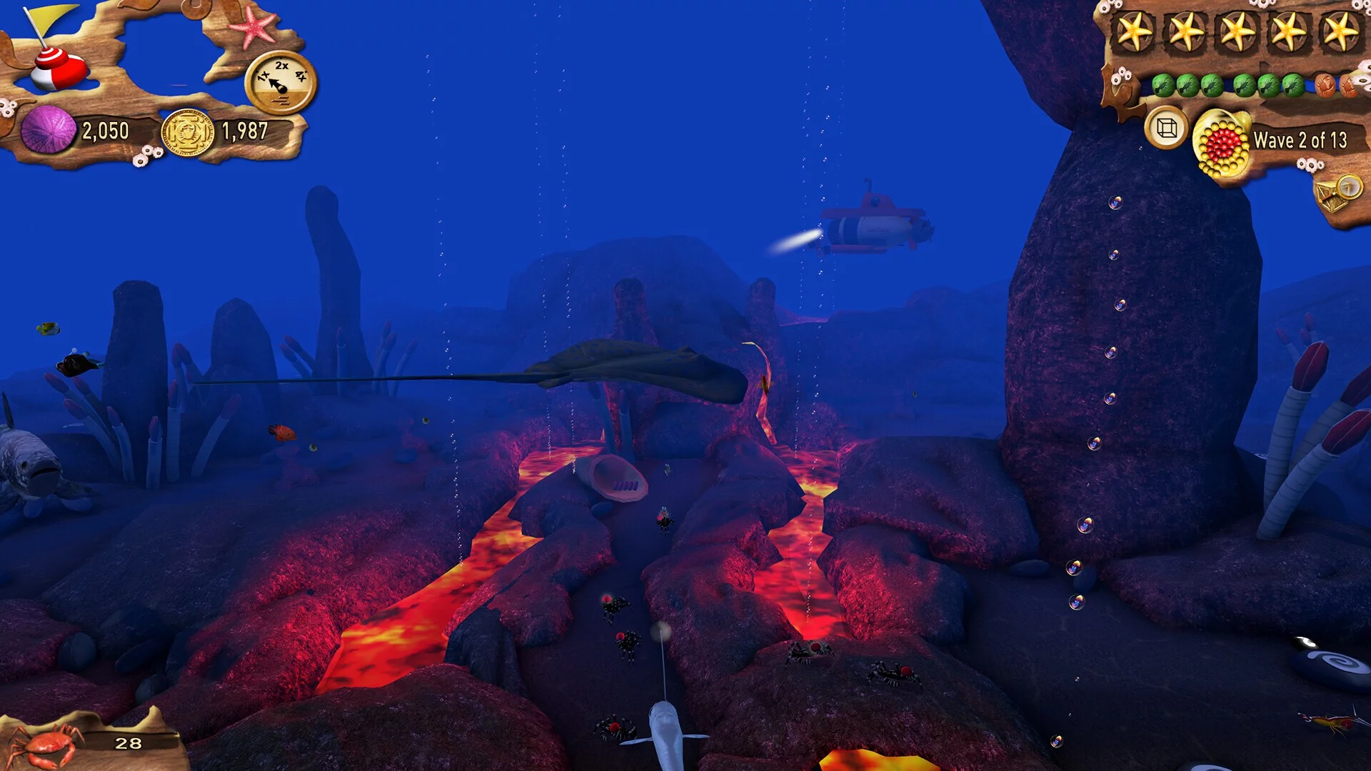 Изображение игры: Reef Defense