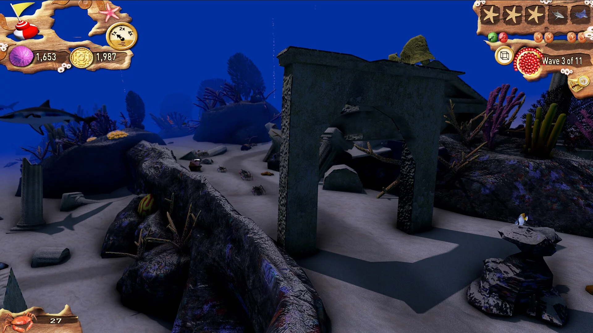 Изображение игры: Reef Defense