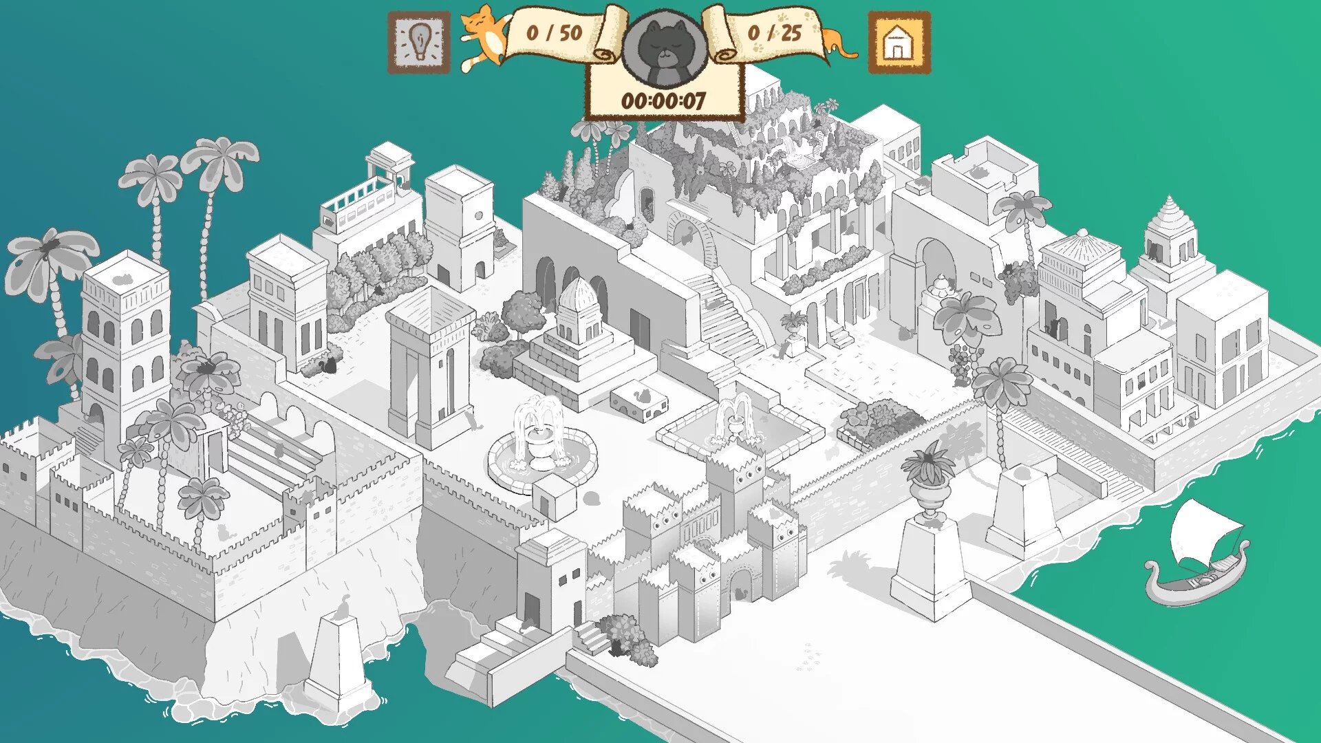 Изображение игры: Cats Visiting Historical Times