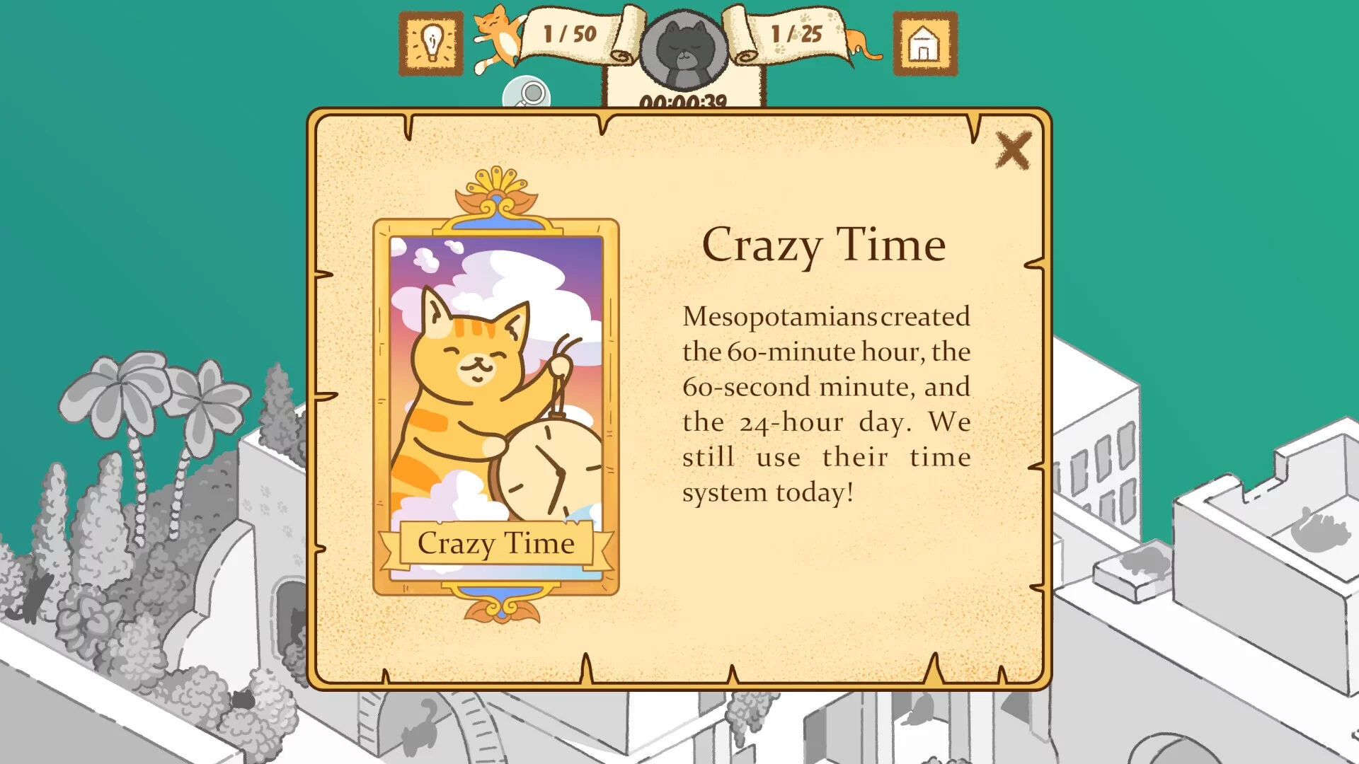 Изображение игры: Cats Visiting Historical Times