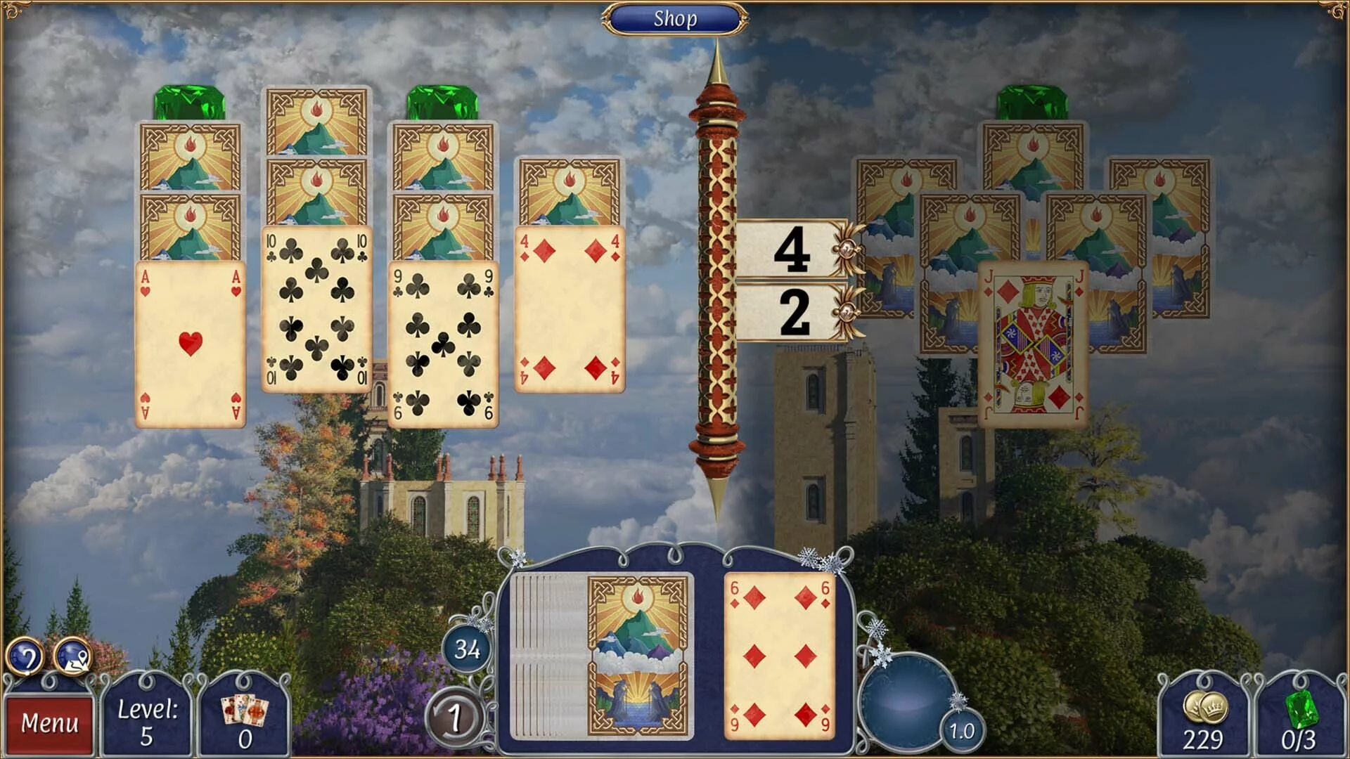 Изображение игры: Jewel Match Solitaire Fantasy - Collector's Edition