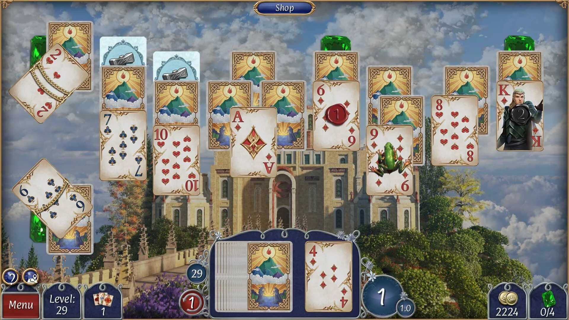 Изображение игры: Jewel Match Solitaire Fantasy - Collector's Edition