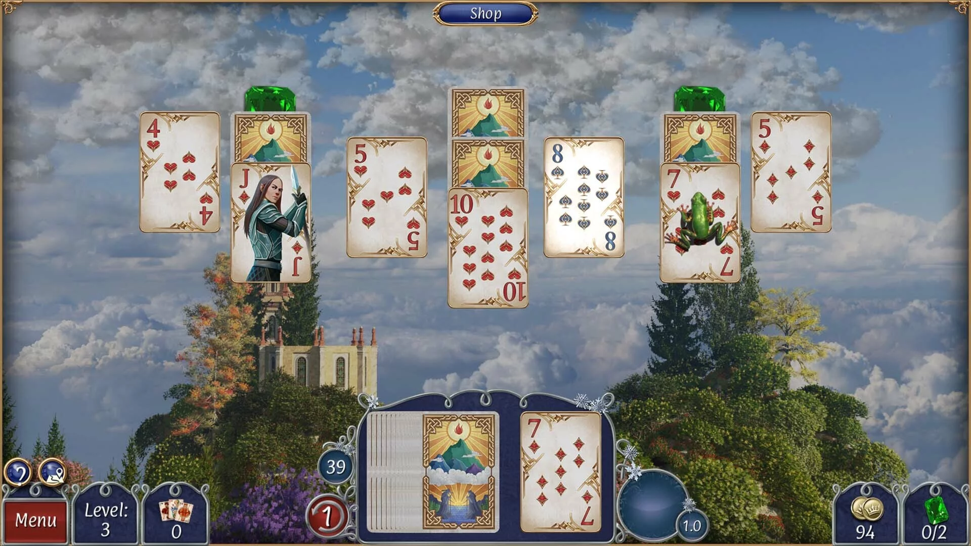 Изображение игры: Jewel Match Solitaire Fantasy - Collector's Edition