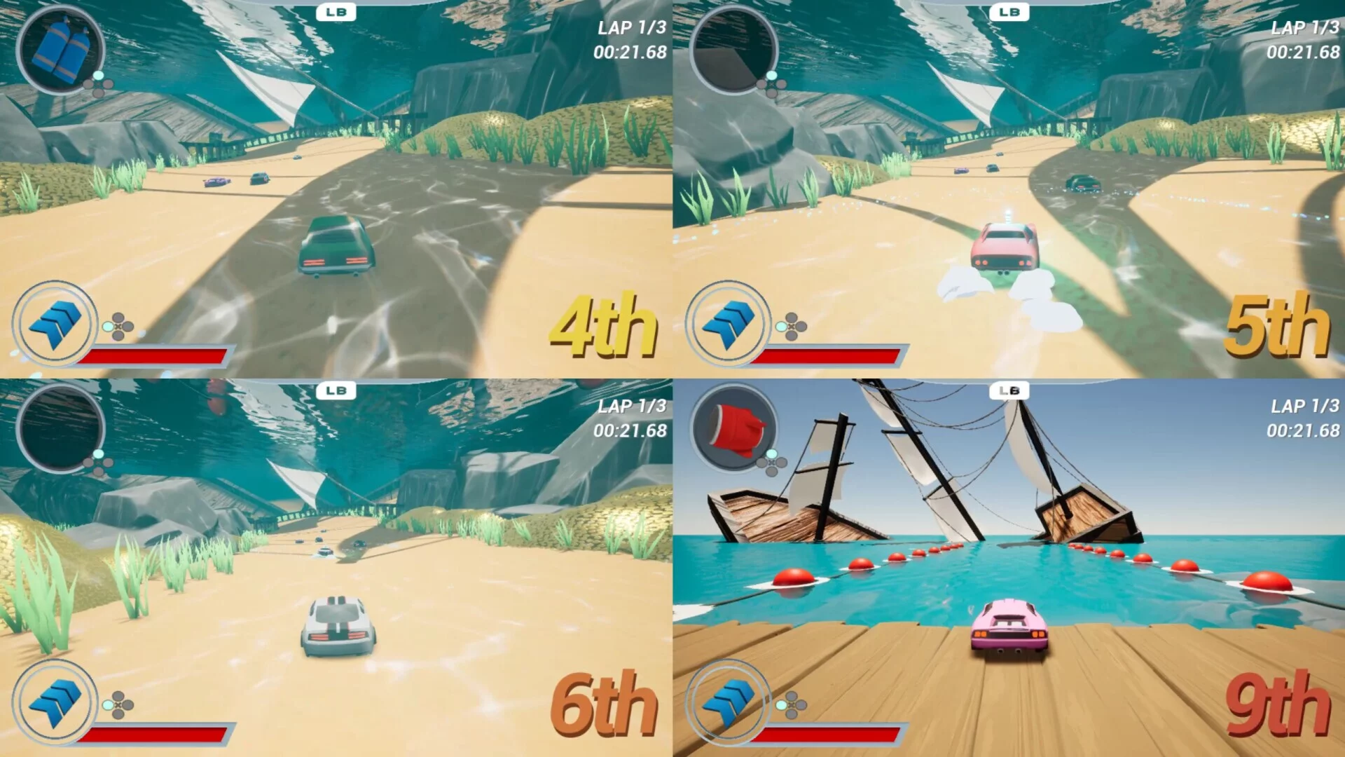 Изображение игры: Nitro Battle Racing