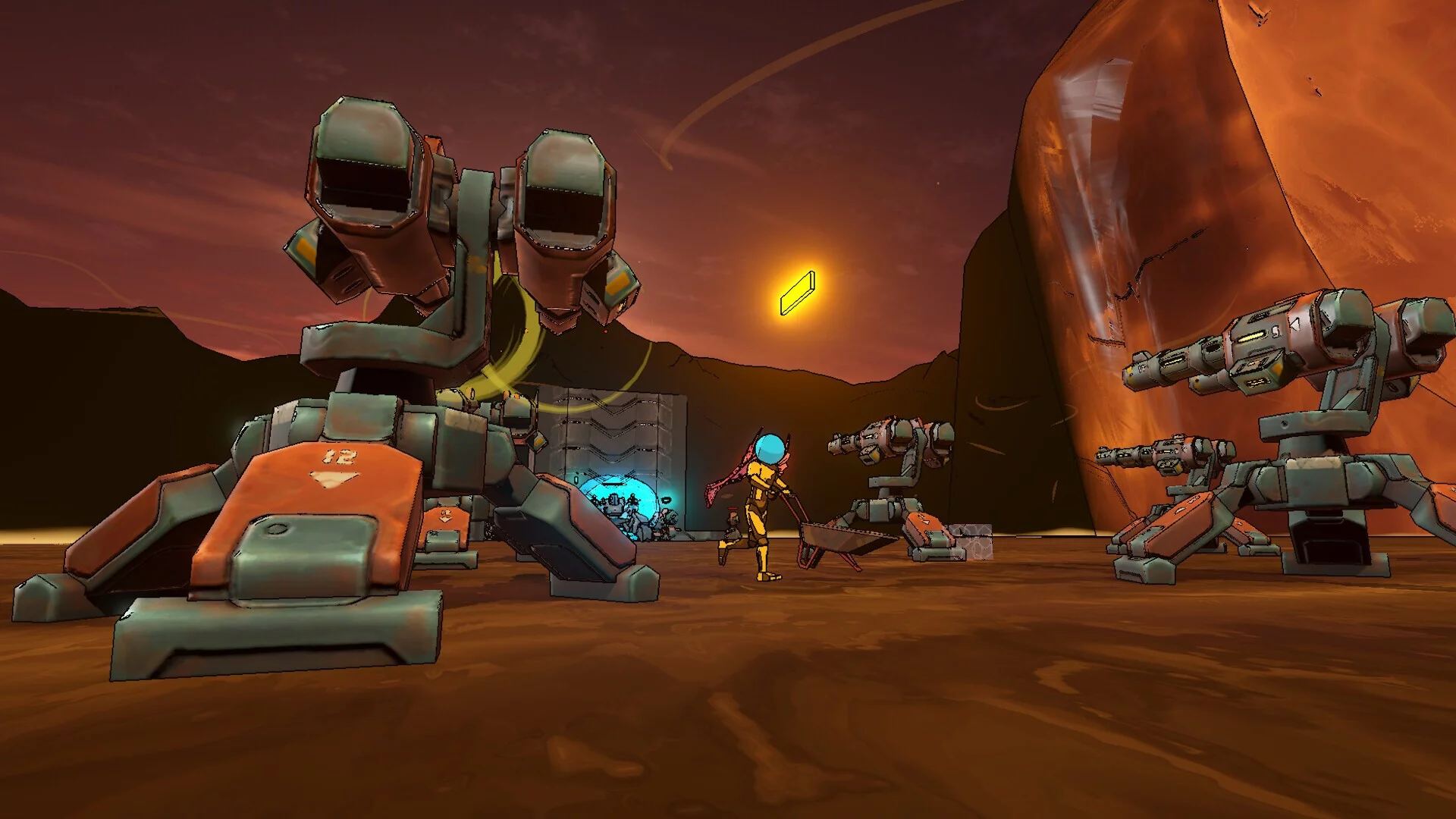 Изображение игры: Mars vs. Robots