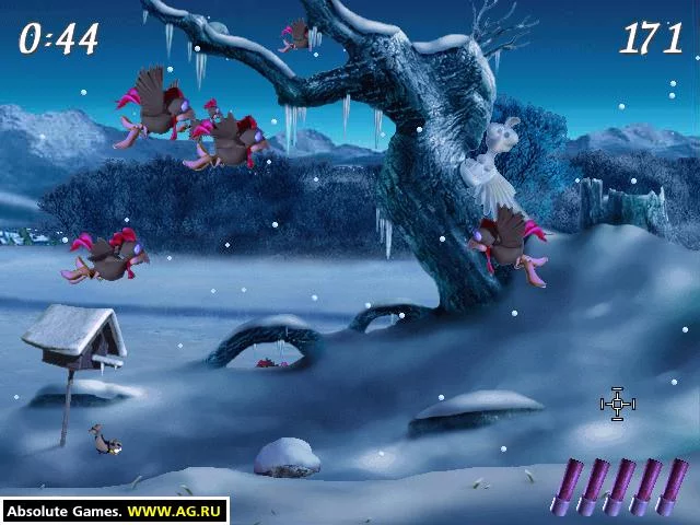 Изображение игры: Moorhuhn: Winter Edition