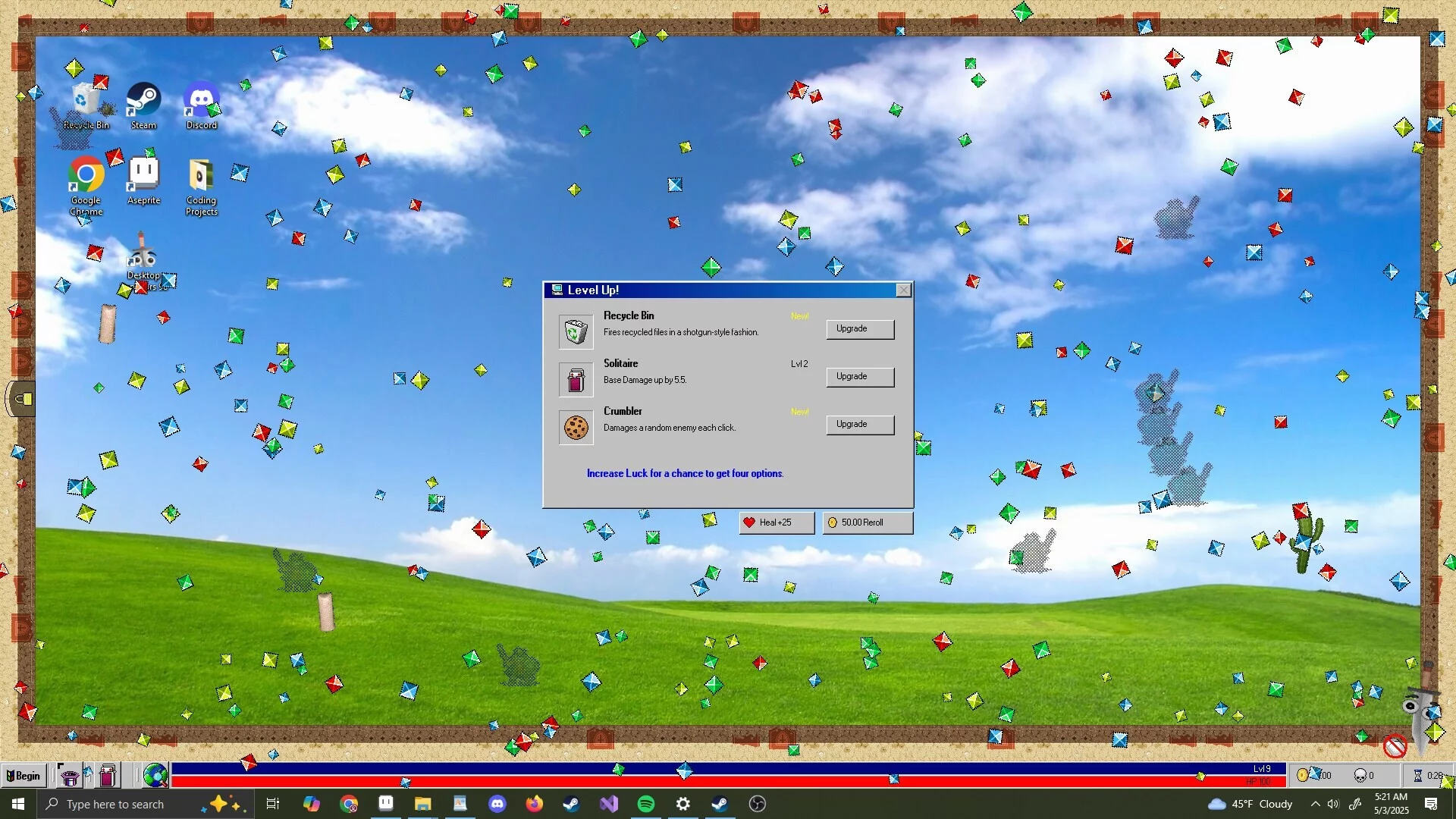 Изображение игры: Desktop Survivors 98