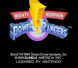 Изображение игры: Mighty Morphin Power Rangers