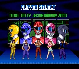 Изображение игры: Mighty Morphin Power Rangers