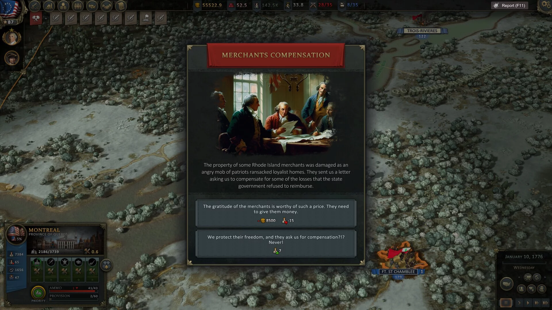 Изображение игры: Ultimate General: American Revolution