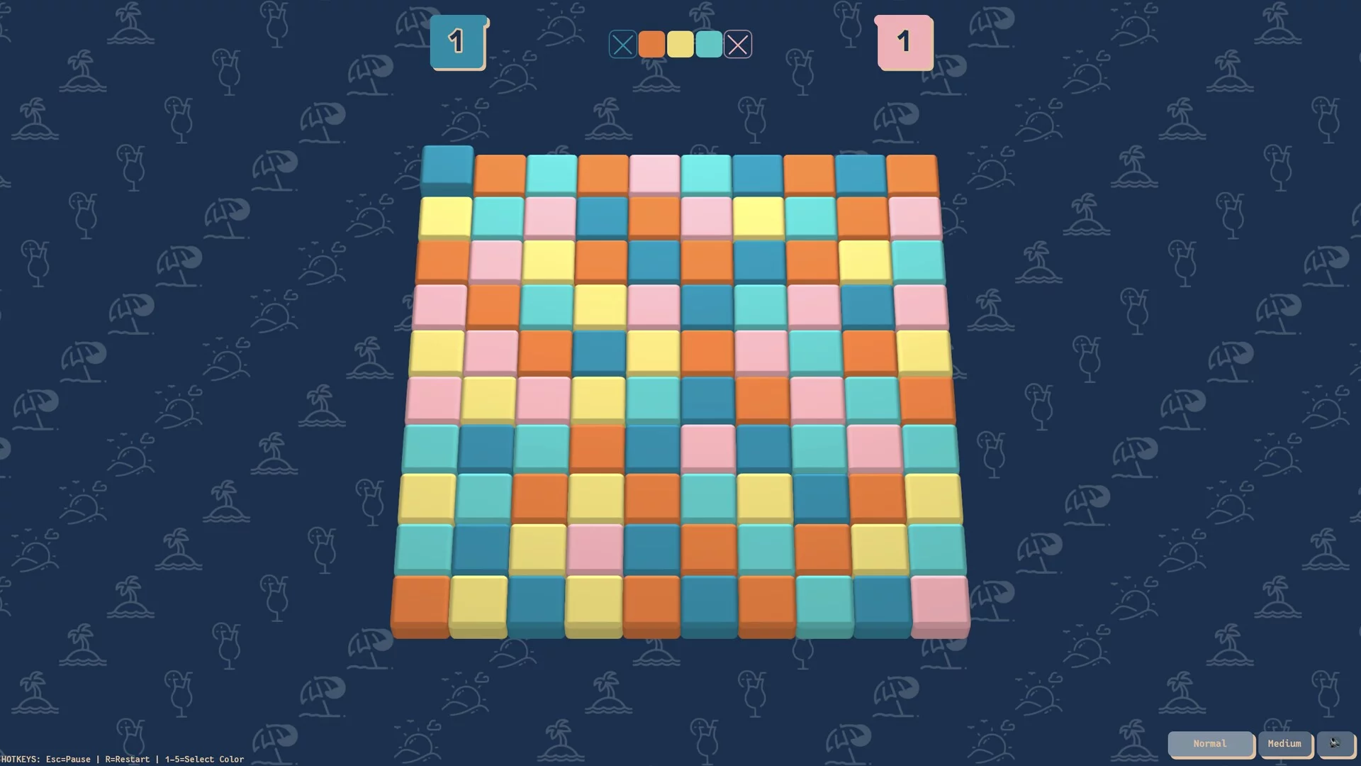 Изображение игры: Block Plop