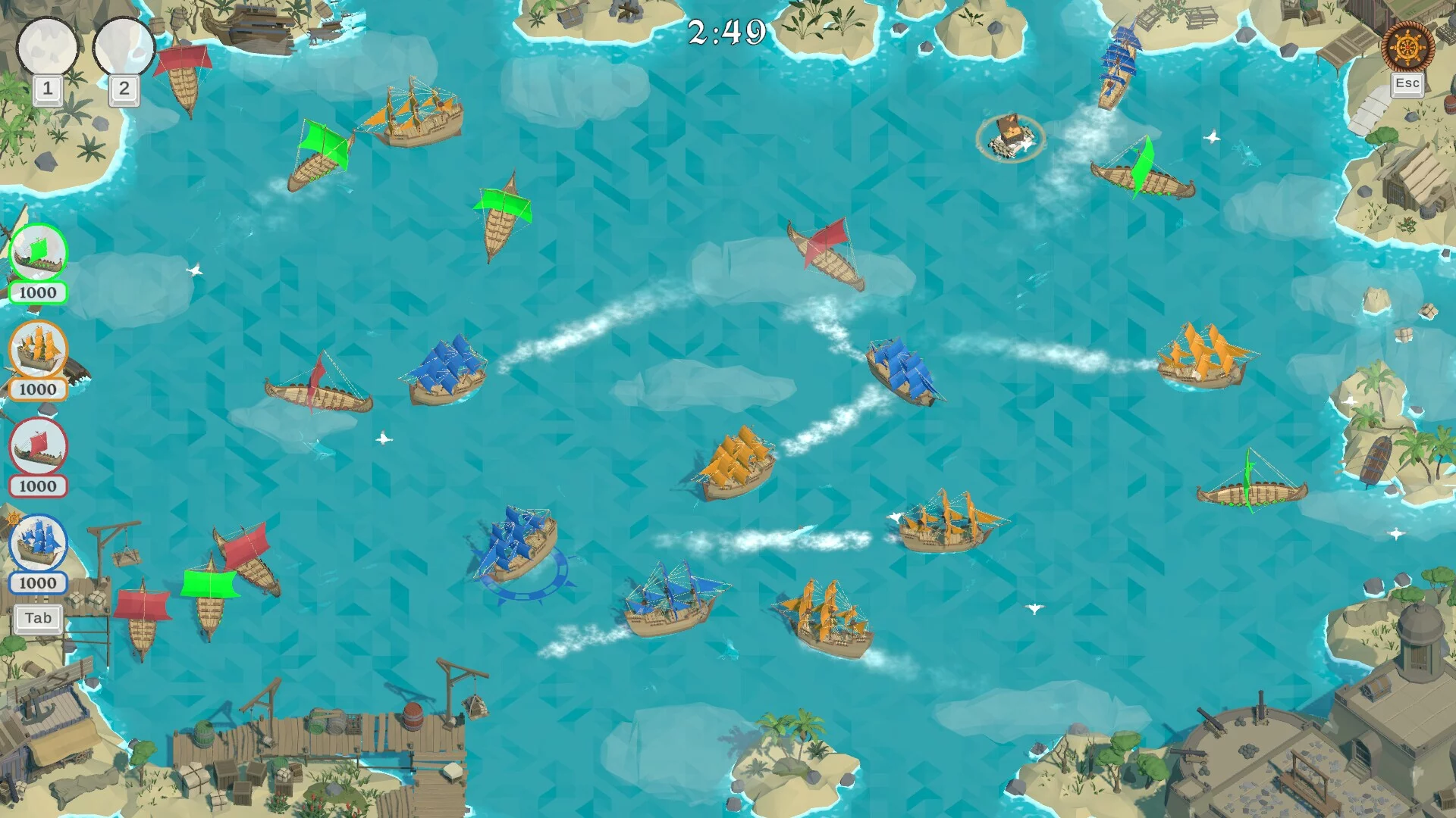 Изображение игры: Sneaky Pirates