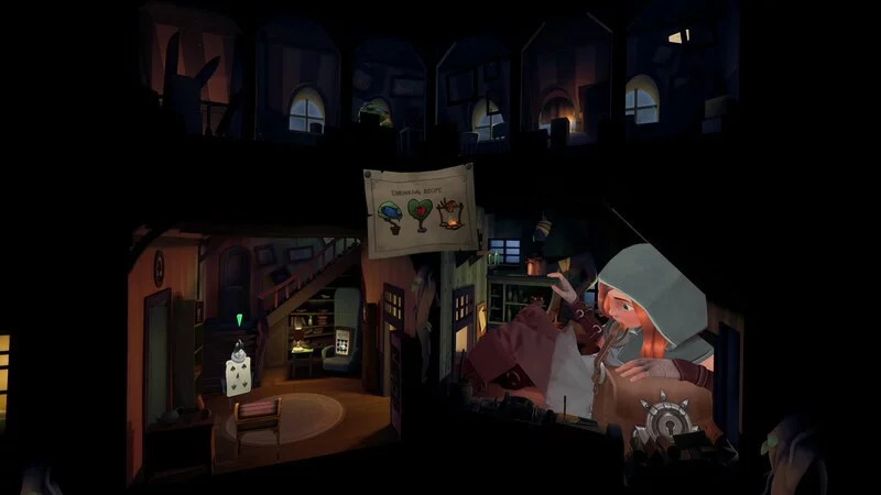Изображение игры: Down the Rabbit Hole Flattened