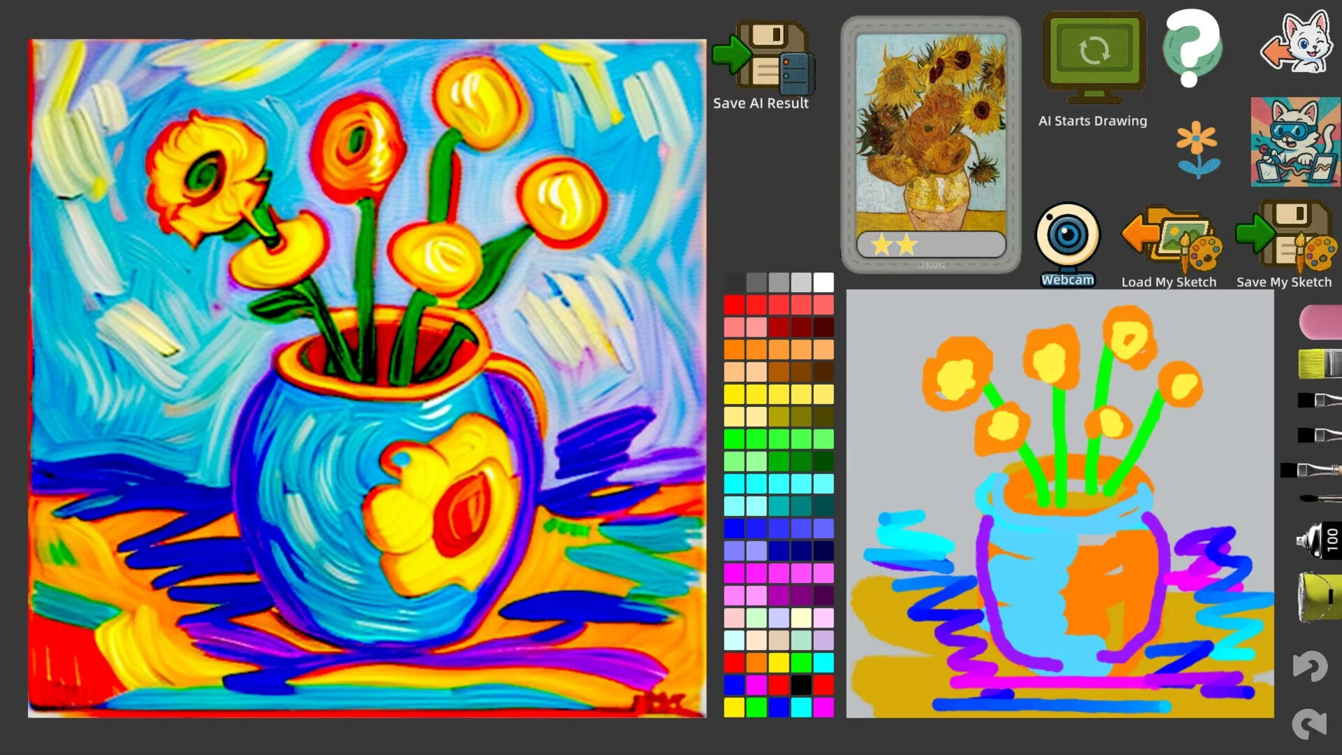 Изображение игры: AI PAINTER: Painting Simulator