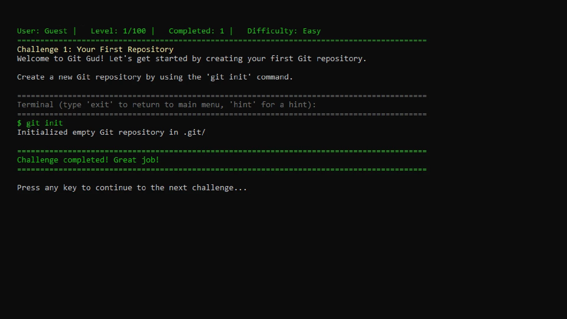Изображение игры: git gud