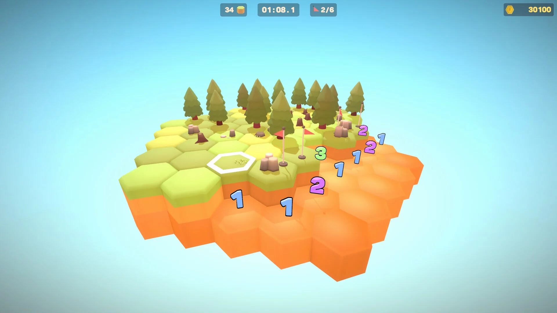 Изображение игры: Hexcavator