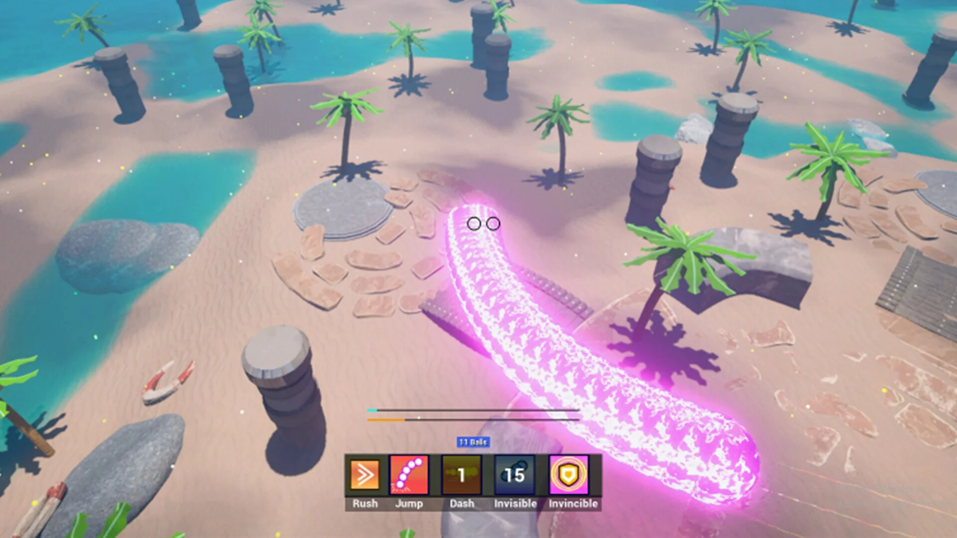 Изображение игры: Dumbz Snake