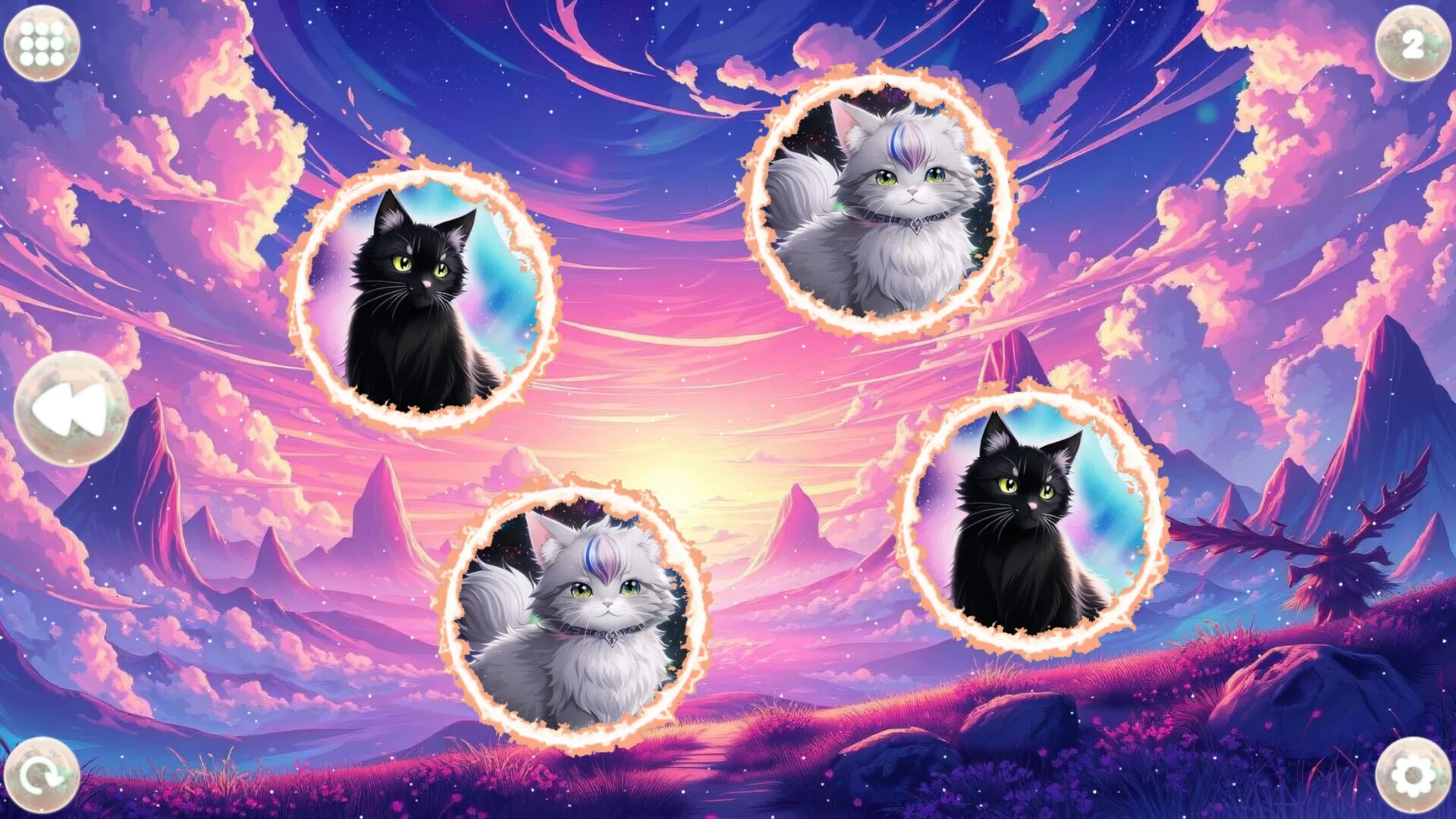 Изображение игры: Anime Dream Match: Cats