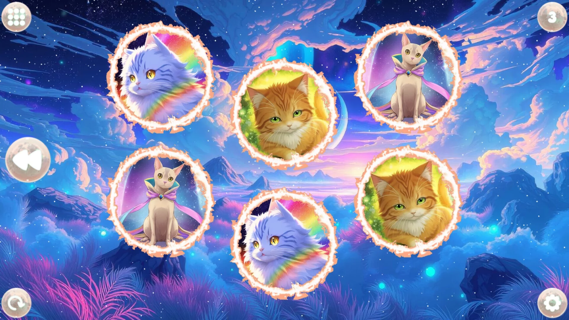 Изображение игры: Anime Dream Match: Cats