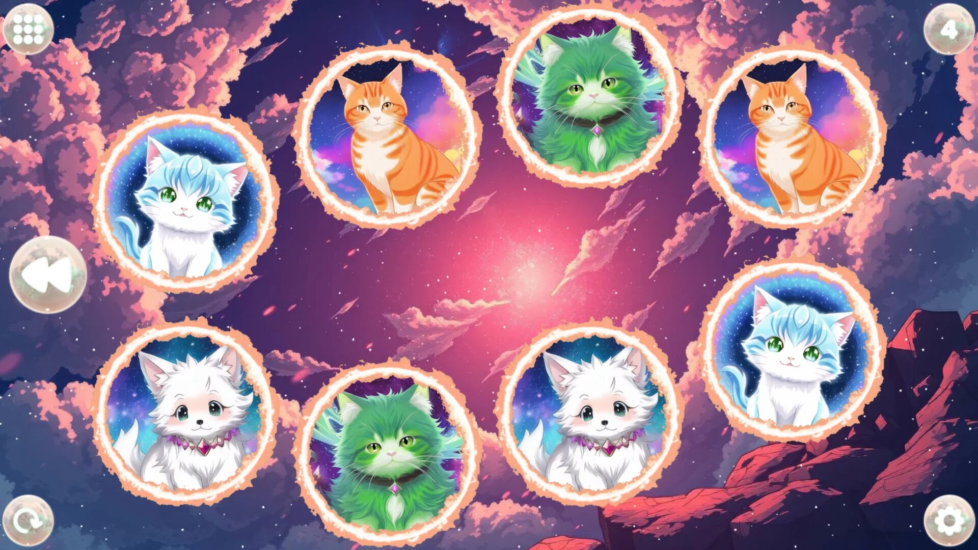 Изображение игры: Anime Dream Match: Cats