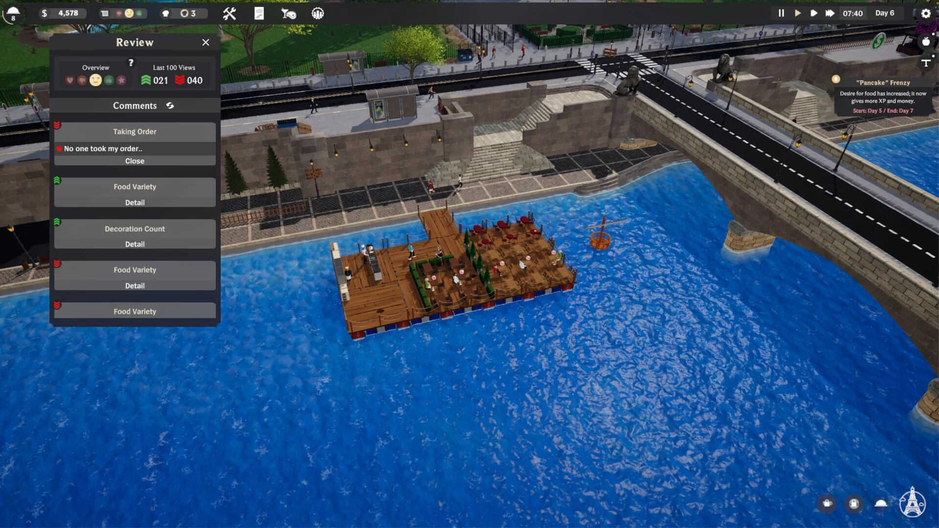 Изображение игры: GastroCity: A Restaurant Tycoon Game