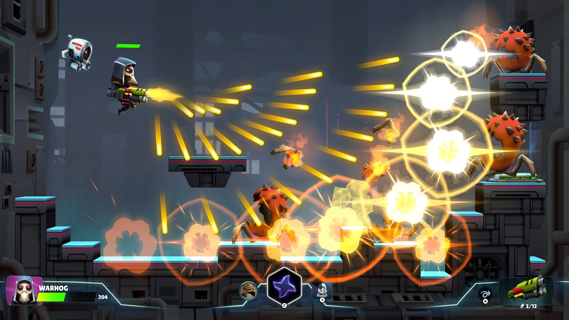 Изображение игры: Autogun Heroes: Supercharged
