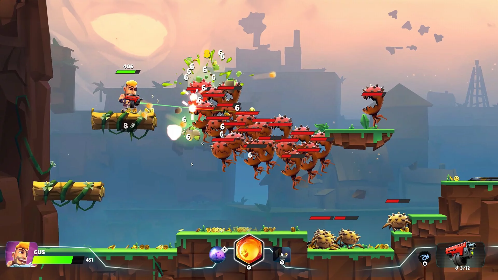 Изображение игры: Autogun Heroes: Supercharged