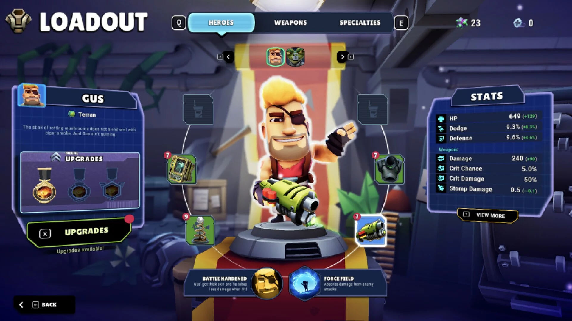 Изображение игры: Autogun Heroes: Supercharged