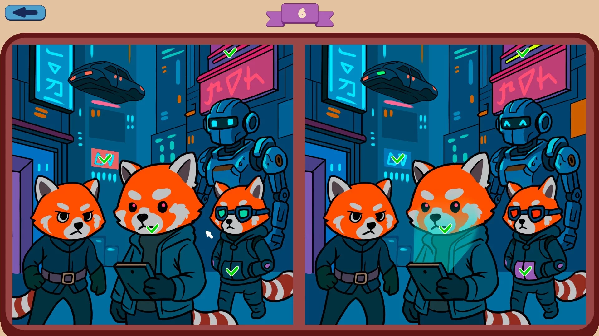Изображение игры: Pandas Contrast