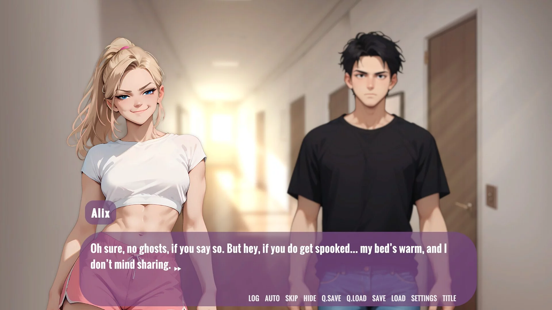 Изображение игры: HELP! My New Roommate is a Hung Goth Futanari Ghost !