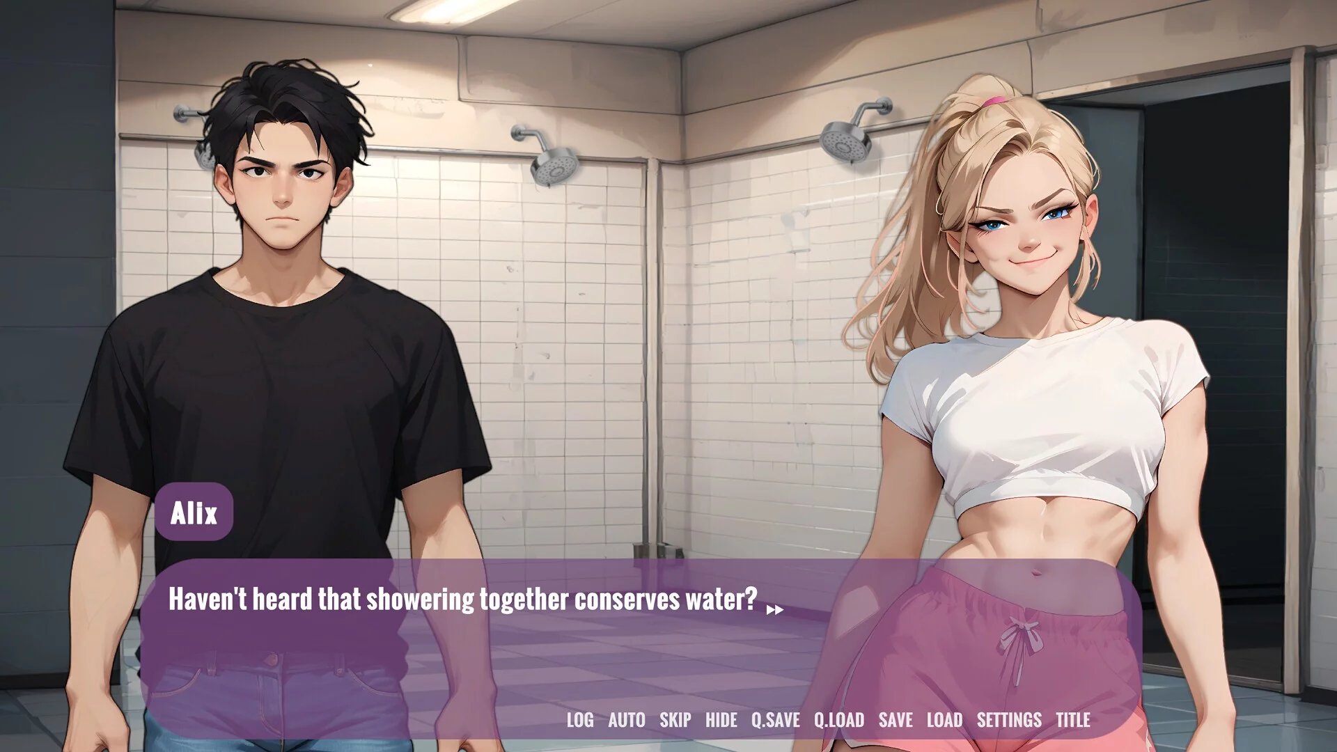 Изображение игры: HELP! My New Roommate is a Hung Goth Futanari Ghost !