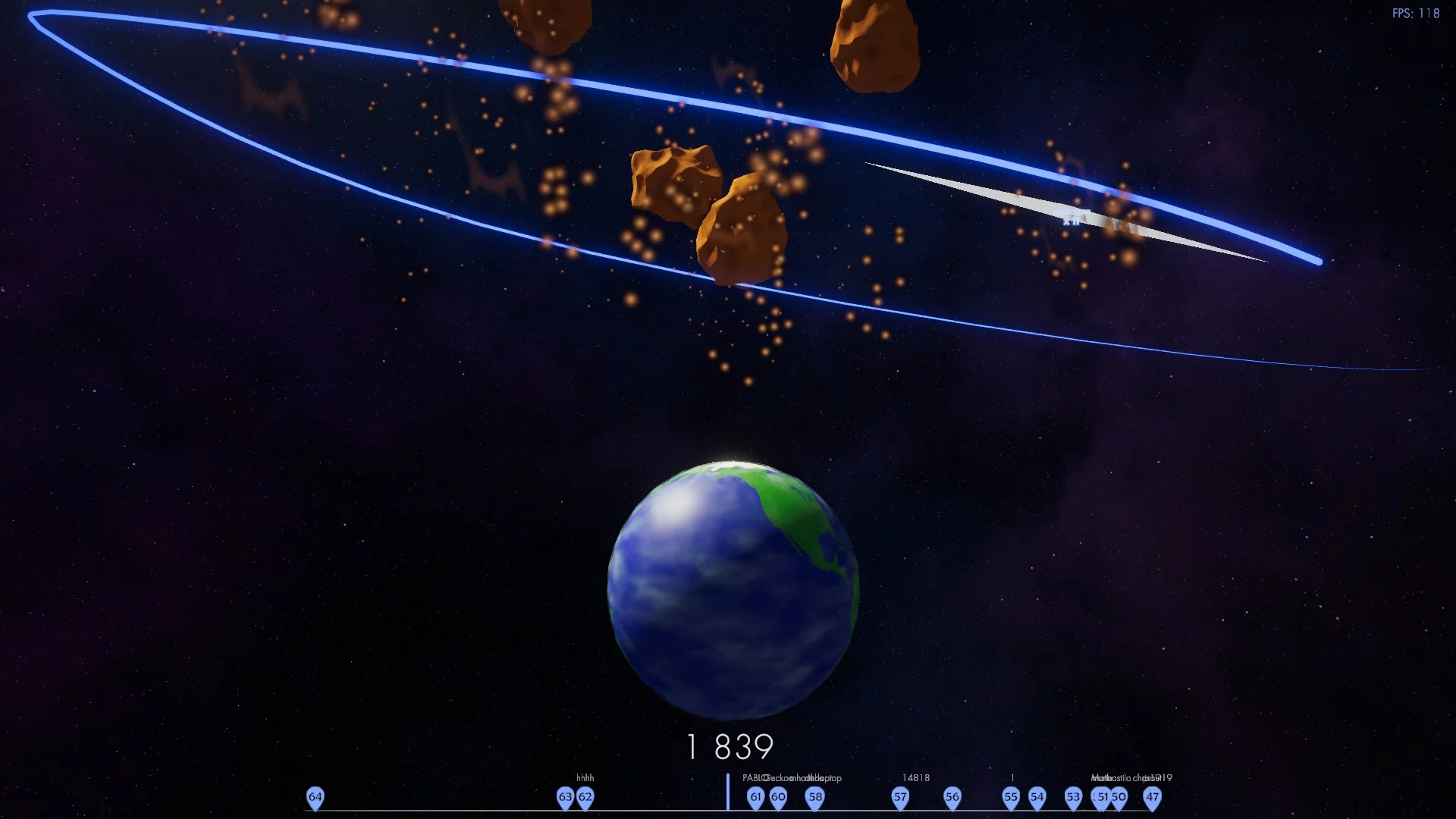 Изображение игры: Space Ninja (Itch)