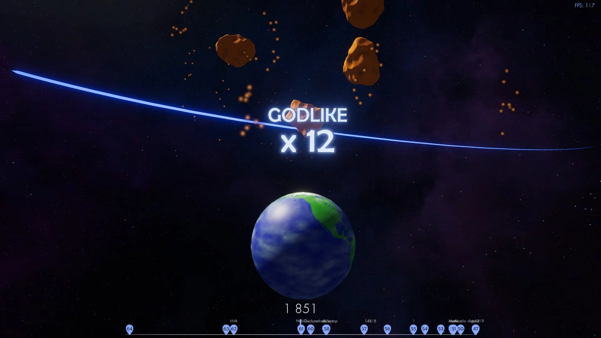 Изображение игры: Space Ninja (Itch)