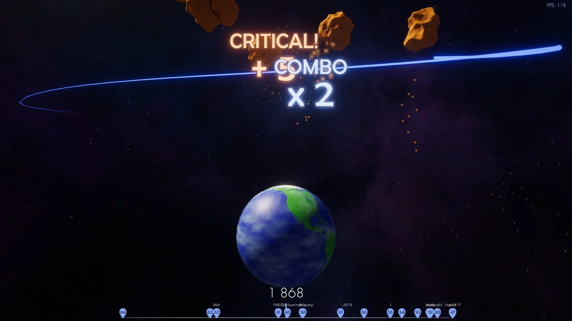 Изображение игры: Space Ninja (Itch)