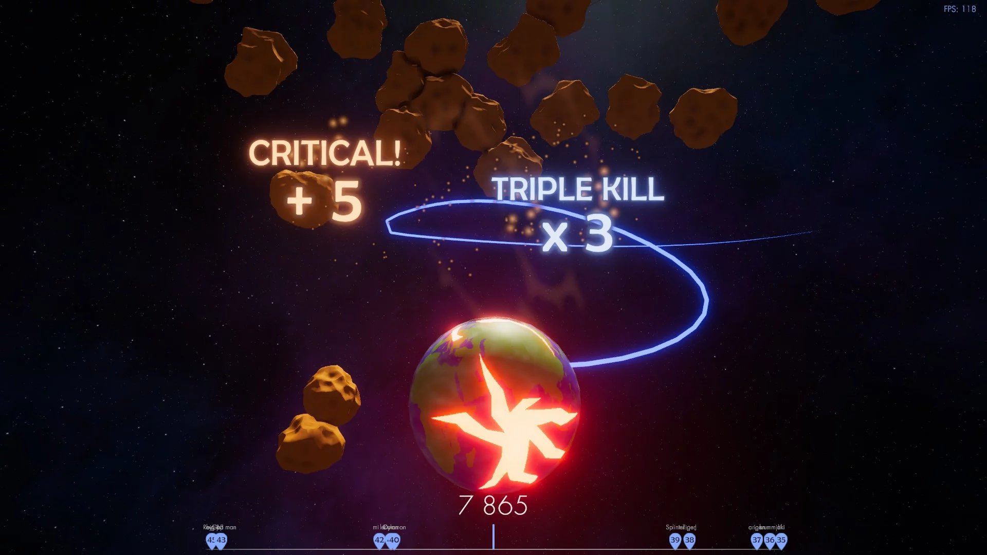 Изображение игры: Space Ninja (Itch)