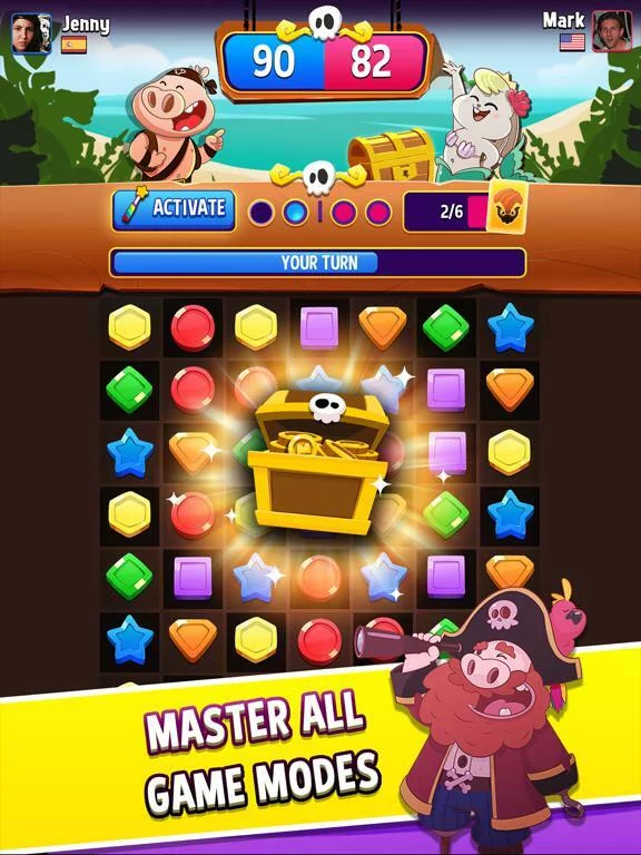 Изображение игры: Match Masters ‎- PvP Match 3