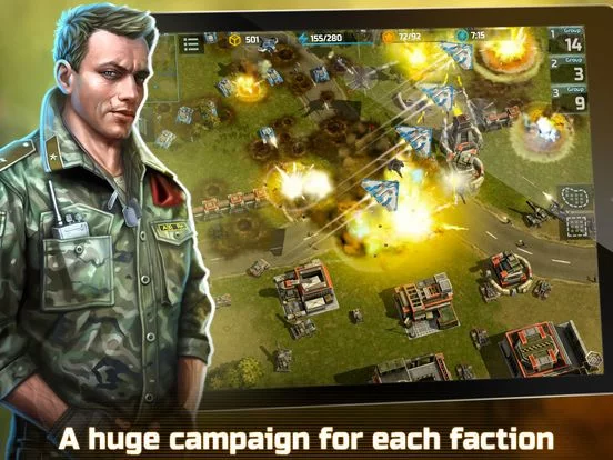 Изображение игры: Art Of War 3:RTS Strategy Game