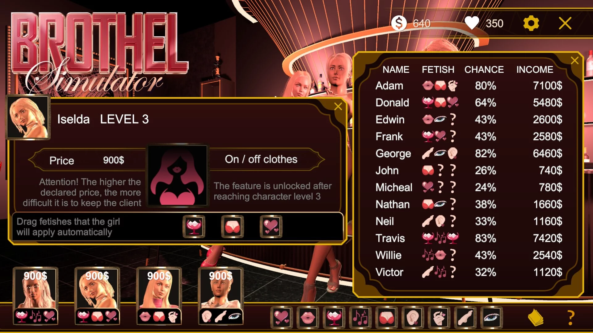 Изображение игры: Brothel Simulator 🍓