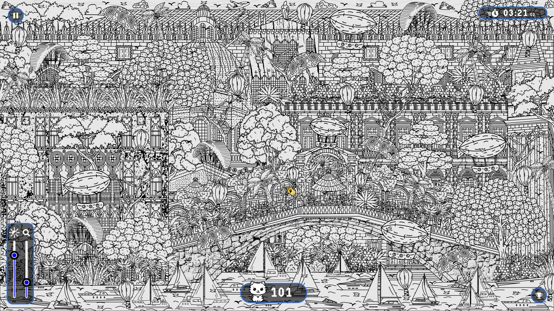Изображение игры: 101 Cats Hidden in Venice