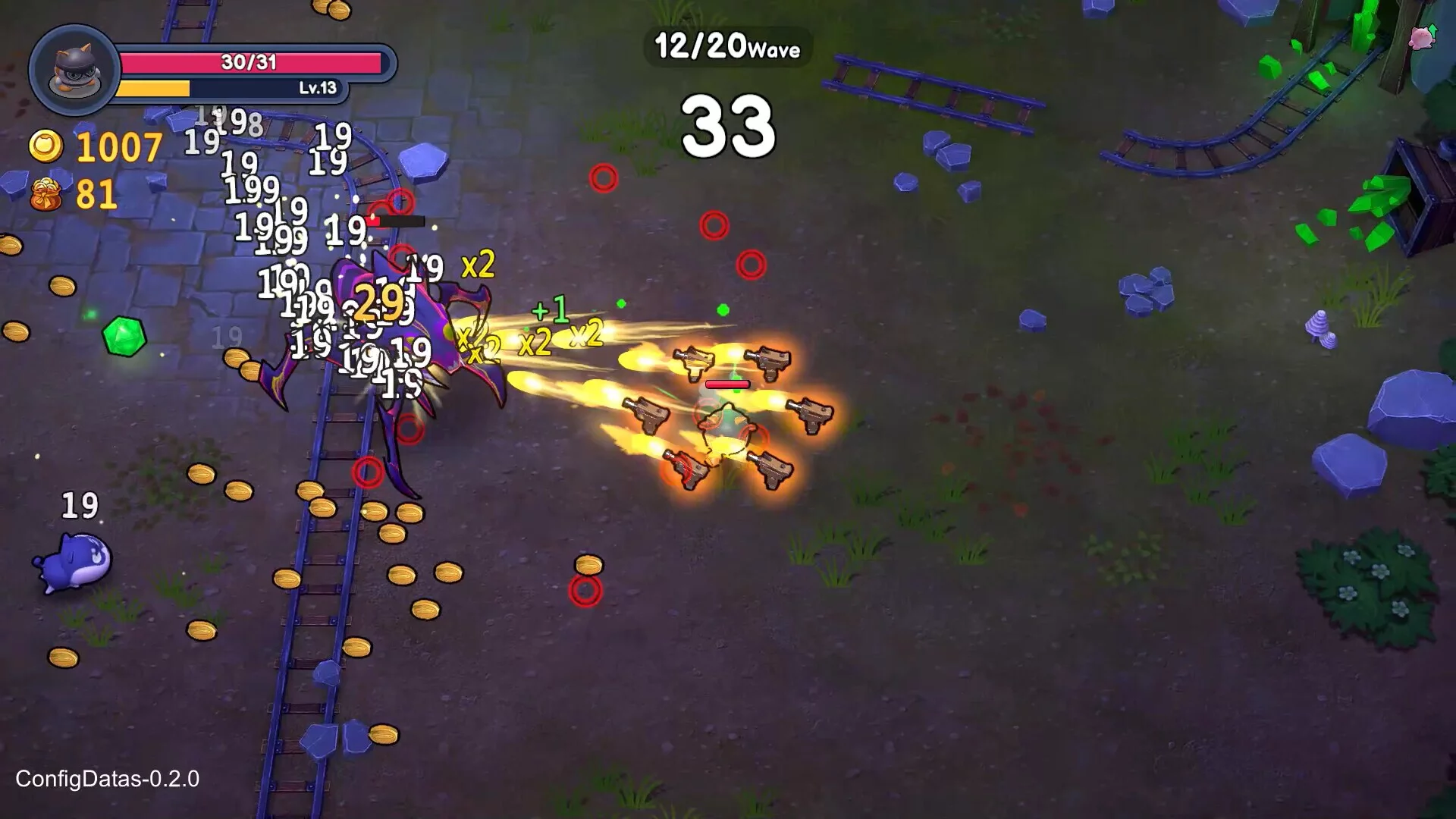 Изображение игры: Supercat Survivors: Meow or Die