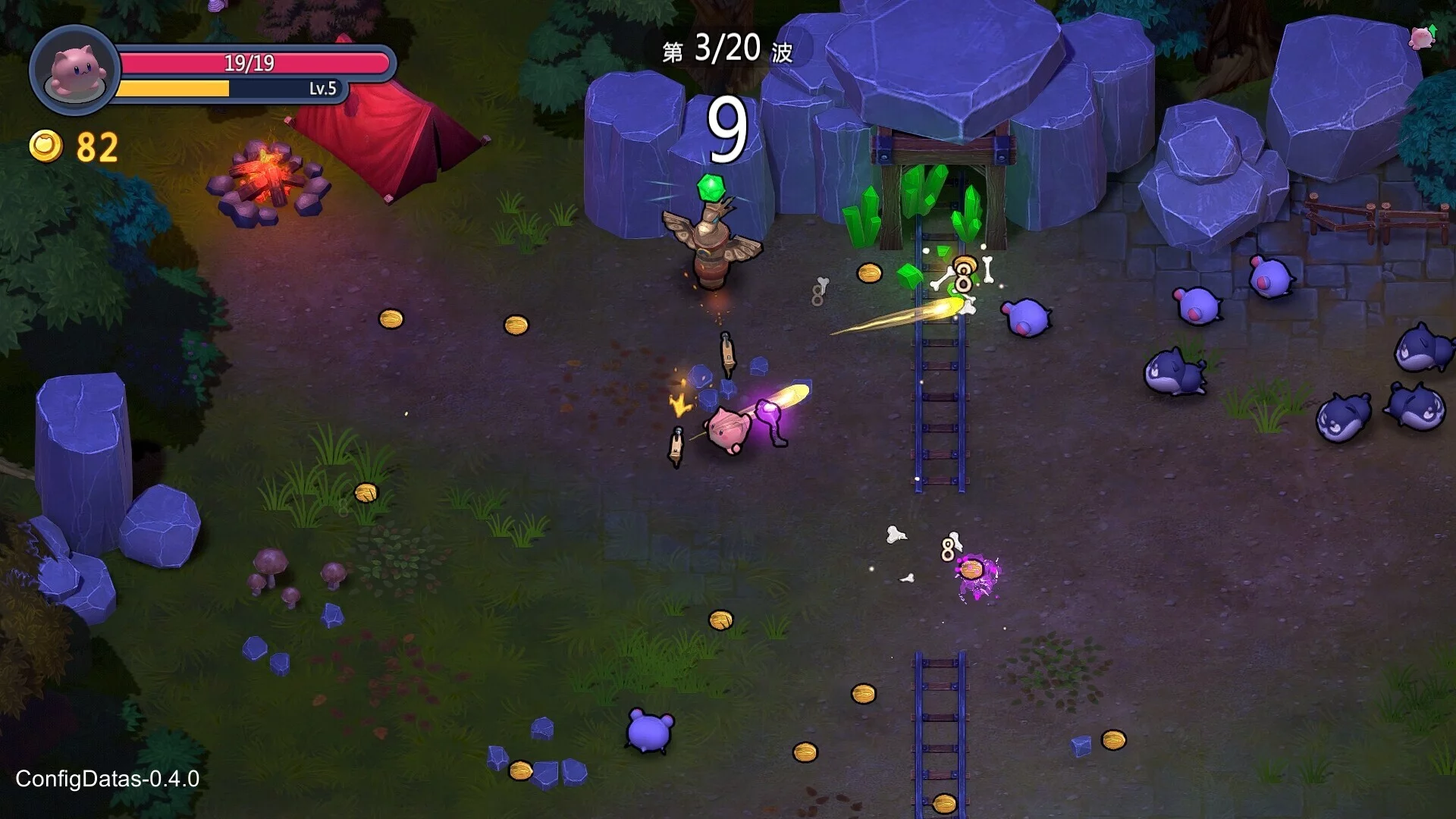 Изображение игры: Supercat Survivors: Meow or Die