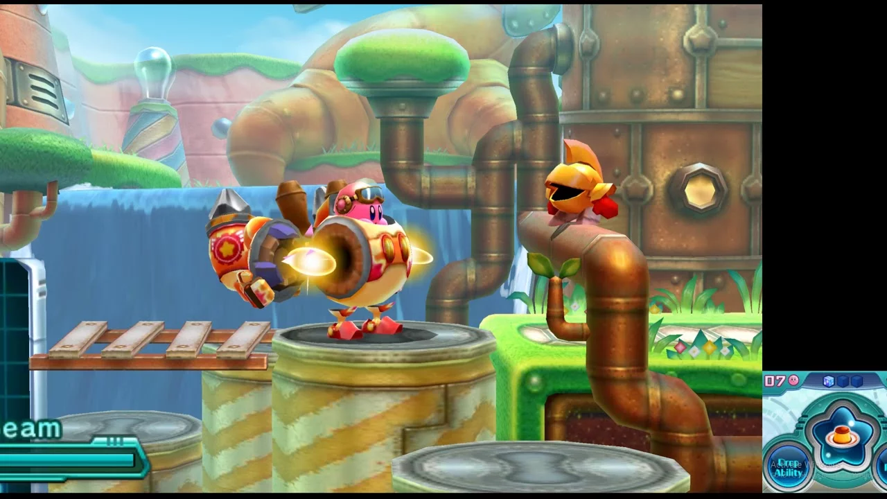 Изображение игры: Kirby: Planet Robobot