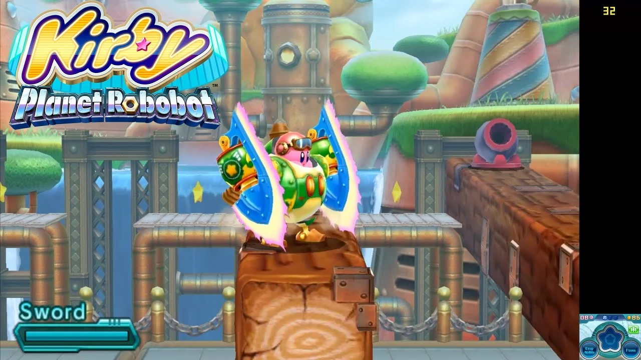 Изображение игры: Kirby: Planet Robobot