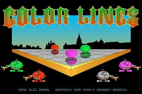 Изображение игры: Color Lines (1992)