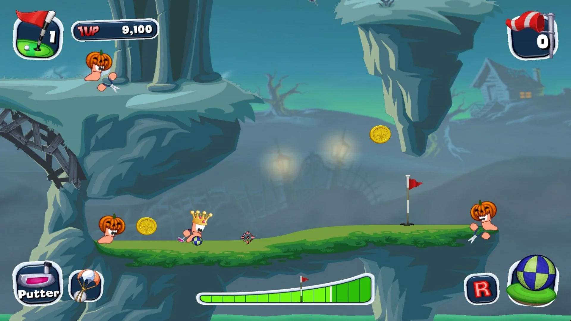 Изображение игры: Worms Crazy Golf