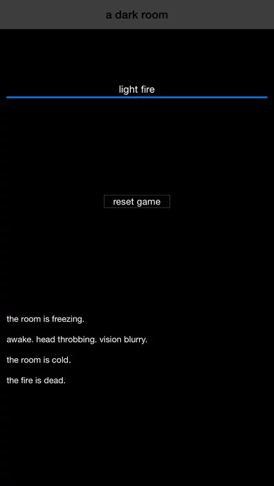 Изображение игры: A Dark Room