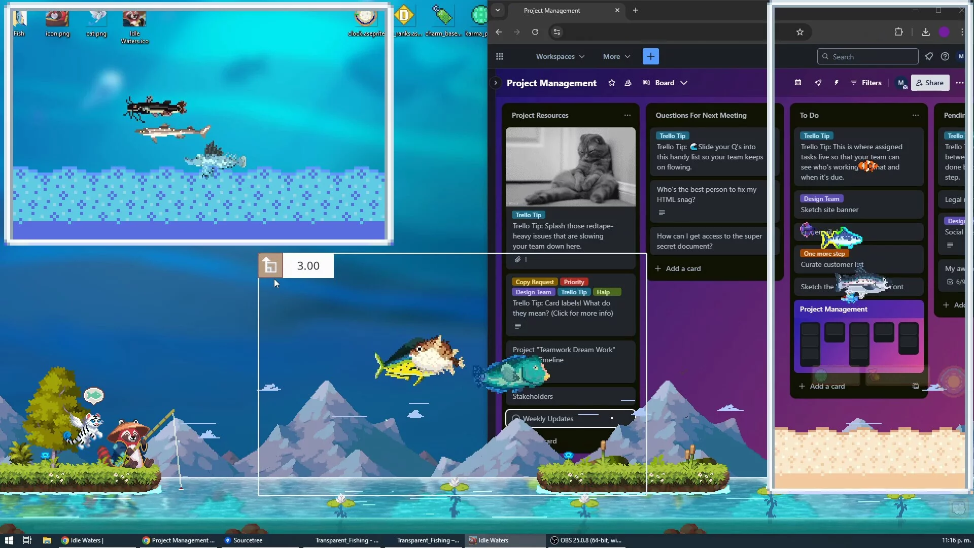 Изображение игры: Idle Waters