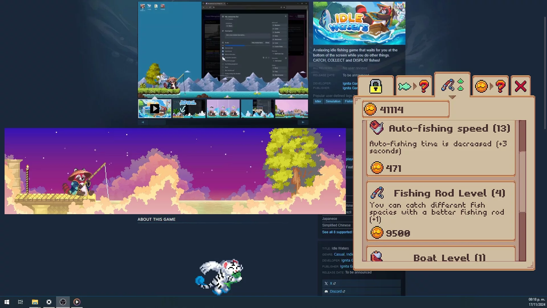 Изображение игры: Idle Waters
